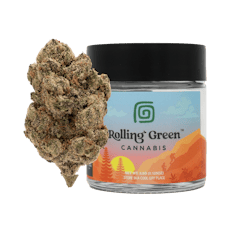 Rolling Green | Flower | Standard Jar | 3.5g | Cotton Candy Gelato