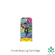(REC) Crude Boys 1g Cartridge - Lemon Haze (Sativa)