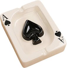 Ceramic Ace Card Ash Tray