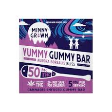 Minny Grown 50mg Gummy Bar : Berry Bliss