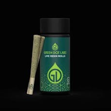 Full Throttle + Jetpack Green Dot Live Resin Roll 5pk, 2.5g