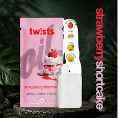 Strawberry Shortcake 2g Oil Twists Distillate All-in-One Vape by Oil by Craft | Golden Rookie