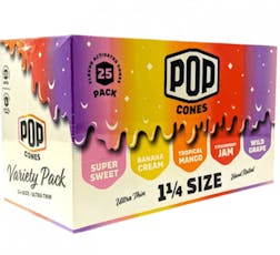 1 1/4 Pop Cones 6pk