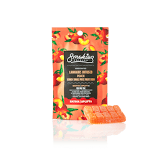 Gummies 100mg Scored - Smokiez - Peach Sativa