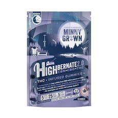 Minny Grown 50mg Indica Infused Gummies: Highbernate 2.0