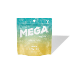 Tropical Twist Mega Pearl Single Gummy (Gron)