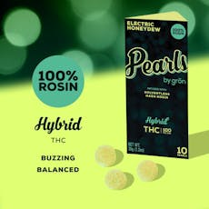 Gron Pearls - Electric Honeydew (S) - Rosin Gummies - 10pk - 100mg