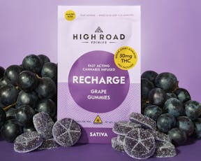 High Road Gummies - Recharge Extra Strength - Grape - 2pk