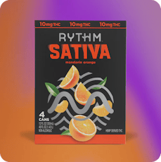 Rythm - Sativa Mandarin Orange - Hemp Derived THC - 4pk 12oz Cans