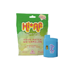 HiAf 1g Sour Patch Watermelon Liquid Diamond Disposable