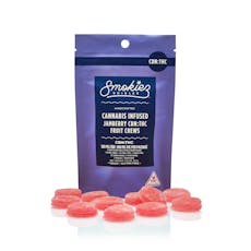Smokiez CBN:THC 1:1 Jamberry 100mg CBN:100mg THC Fruit Chews