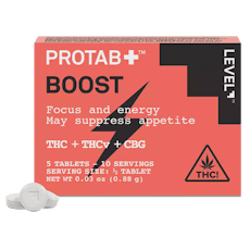 LEVEL Protab | 5pk | 100mg | (THC:THCV:CBG) Boost