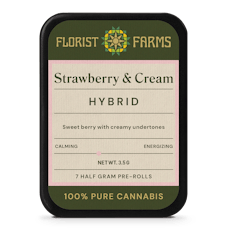 Florist Farms | Preroll | 7pk | 3.5g | Strawberry & Cream