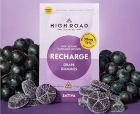 Grape - Recharge Gummies, 50mg (Fast Acting)