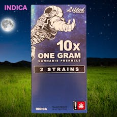 Lifted - Dual Strain Pre Roll 10x 1g - Hash Burger + Artificial Candy (I)