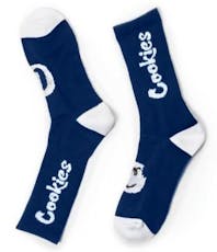 Navy/White Cookies Socks