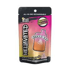 Hellavated Disposable Pen Mango Dragon 1g