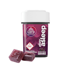 Wana | Gummies | 10mg 10pk 4:2:1:1 CBD:THC:CBN:CBG | Stay Asleep