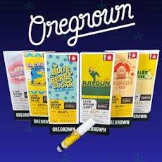 Oregrown - Mike's Strawberry Lemonade - 1g Live Resin Plus Cartridge