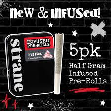 Strane Infused Pre-Rolls Alien Mints 2.5g 5pk