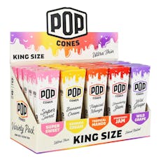 King Ultra Thin Cones I 3 Pack I POP