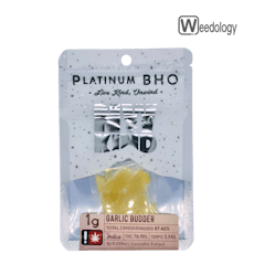 NW KIND 1g GARLIC BUDDER Platinum BHO Shatter