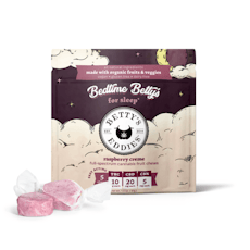 Betty's Eddies 10mg 2:4:1 Raspberry Creme Bedtime Chews