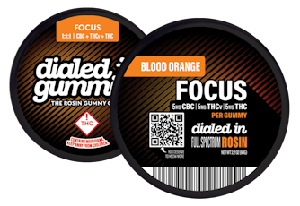 Focus Blood Orange 1:1:1 THCV:CBC:THC Gummies