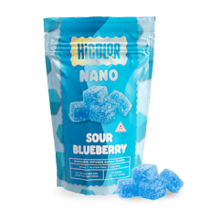 HiColor 10mg NANO Sour Blueberry Gummies