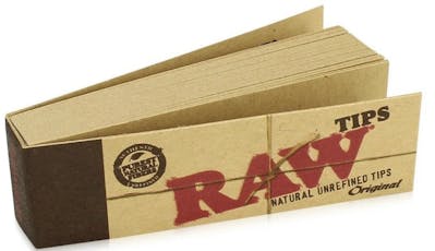 Raw Tips- book unrolled