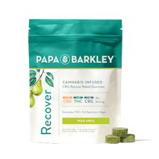 Papa & Barkley | Gummy | 20pk | 100mg | 1:1:1 | Recover | Pear Apple (THC:CBD:CBG)