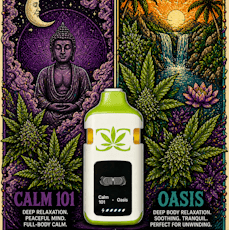 Calm 101 x Oasis | 2g Liquid Diamond Dual Vape (Disposable)