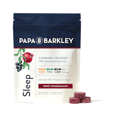 Papa & Barkley | Gummy | 20pk | 100mg | 1:1:1 | Sleep | Berry Pomegranate (THC:CBD:CBN)