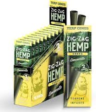 Zig Zag Terpene Infused Hemp Cones Limoncello 2pk