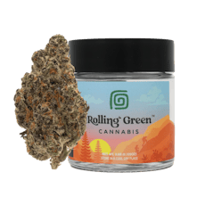 Rolling Green | Flower | Standard Jar | 3.5g Glitter Bomb
