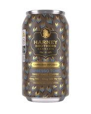 Harney Brothers | Beverage | 10mg THC 10mg CBD | Espresso Tonic Sweetened Coffee