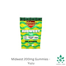 (REC) Midwest 200mg Vegan & Gluten Free Gummies - Yuzu