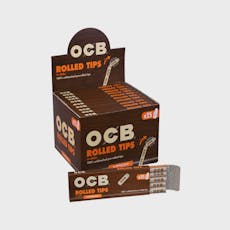 OCB Unbleached Paper Tips (Pre-Rolled)