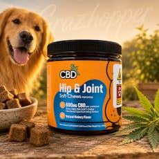 CBD FX | Hip & Joint Soft Dog Chews | 600mg CBD