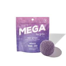 Grape - 100mg Indica Mega Pearl (Grön)