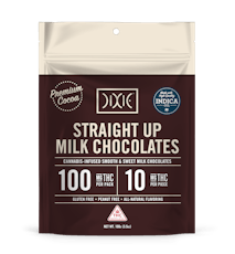 Dixie 10mg Straight Up Milk Chocolate Indica