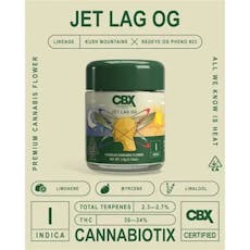 CBX | Jet Lag | Premium Flower 3.5g THC %25.59