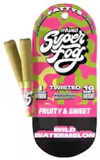 mfused Super Fog INFUSED Twisted Fattys Wild Watermelon (2pk) PRJs