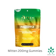 (REC) Mitten Extracts 200mg Gummies - Pineapple