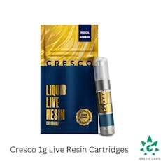 (REC) Cresco Live Resin 1G Cartridge - White Iverson