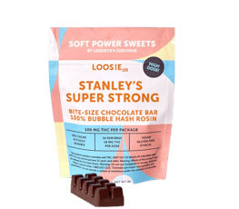 Soft Power Sweets | Edibles | 100mg | High Dose Bubble Hash Rosin Chocolate