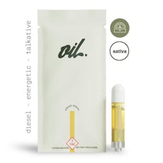 Oil by Craft | Distillate Vape Cartridge | Sour Diesel - 1g