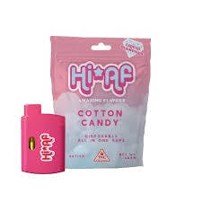 HiAf 1g Cotton Candy Liquid Diamonds Disposable