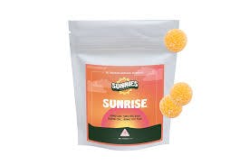 Sunnies Sunrise Gummies Orange 5:5:1- 25mg CBC-25mg CBD-5mg THC 20pk