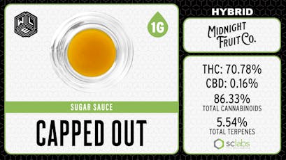 WLE - Capped Out (H) - Cured Resin Sugar Sauce 1g
